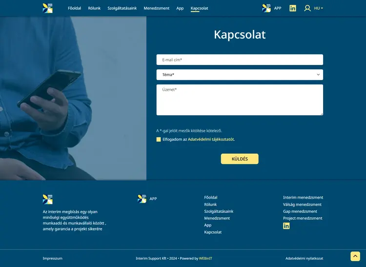interim project café hu kapcsolat